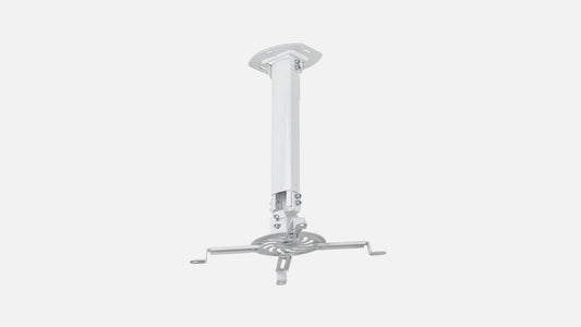 Mount-It! Universal Projector Ceiling Mount White