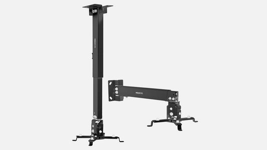 Mount-It! Full Motion Projector Wall & Ceiling Mount Black