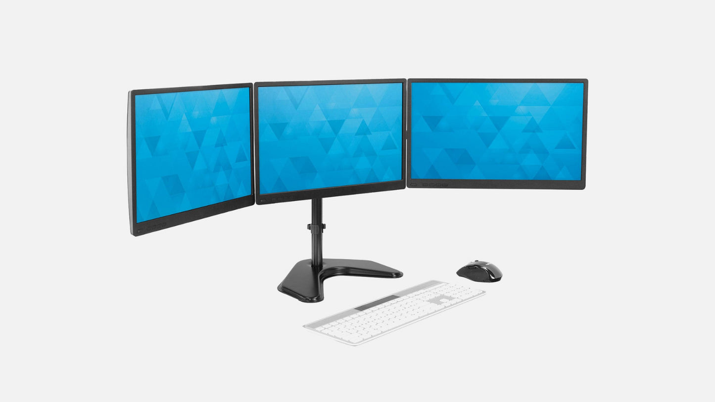 Mount-It! Triple Monitor Stand for 28" to 32" Screens Triple Monitor Stand for 28" to 32" Screens