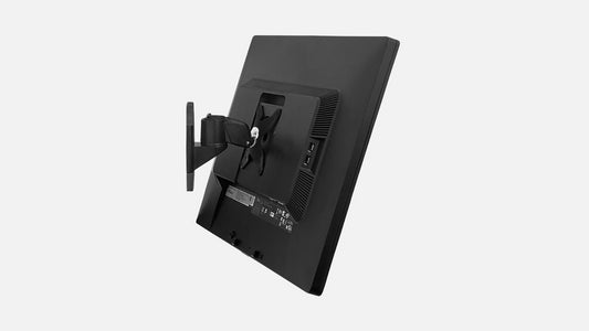 Mount-It! Full Motion Single Monitor Wall Mount Black