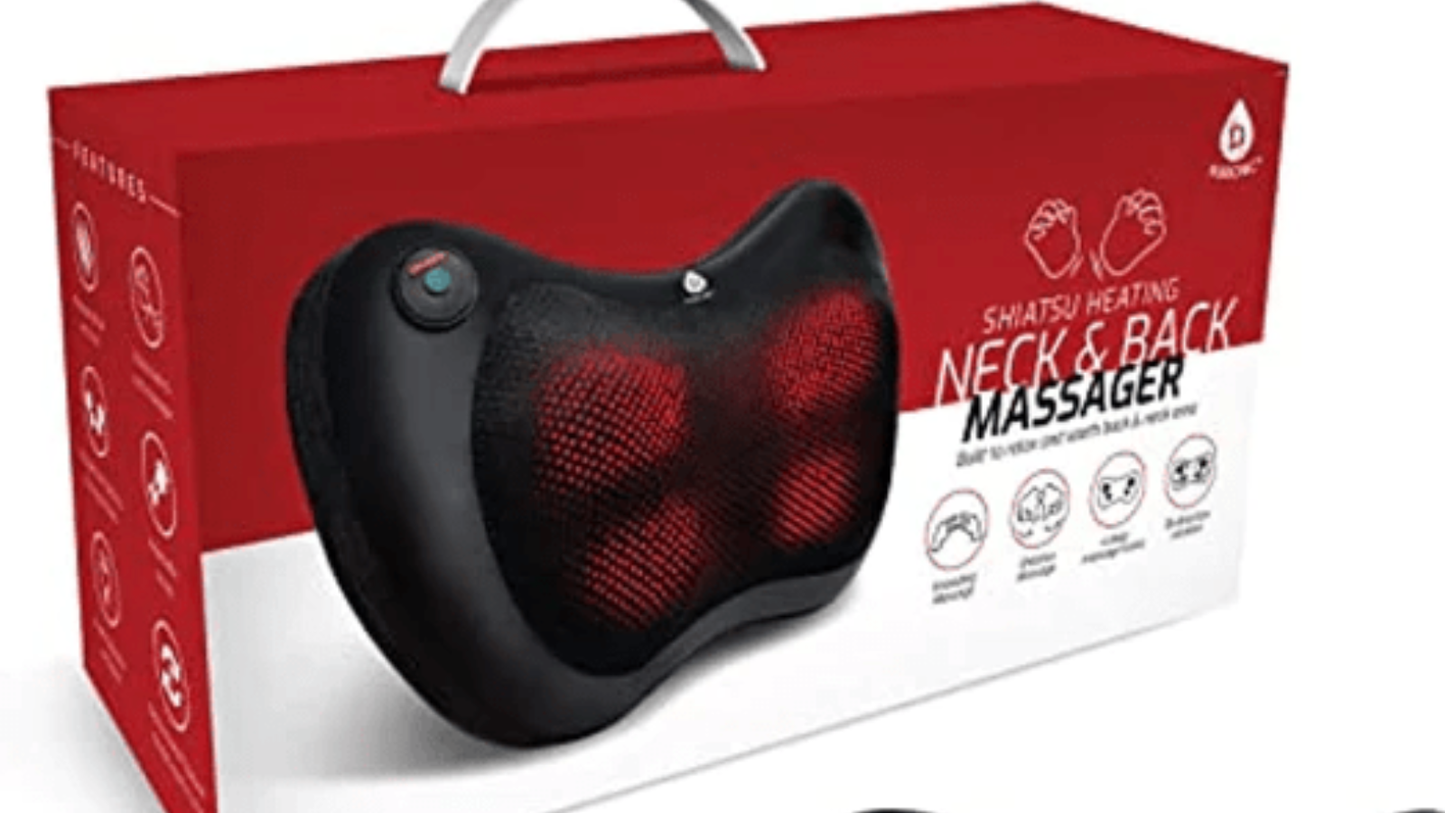 PURSONIC Shiatsu Heating Neck & Back Massager Shiatsu Heating Neck & Back Massager