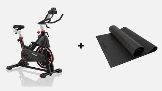 Yosuda Pro-M Magnetic Exercise Bike Bike+Mat