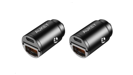 Racktodoor 2-Pack Dual-Port (USB-C/USB-A) Car Charger 30W 2-Pack