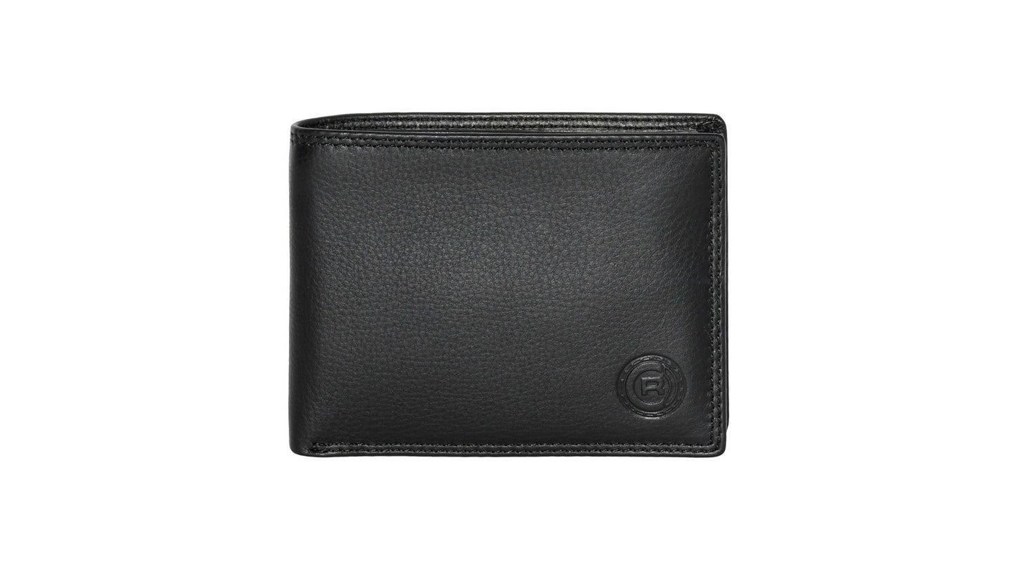 Club Rochelier Men's Wallet with Removable Flap Black