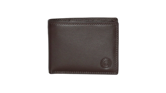 Club Rochelier Men's Wallet with Removable Flap Mahogany