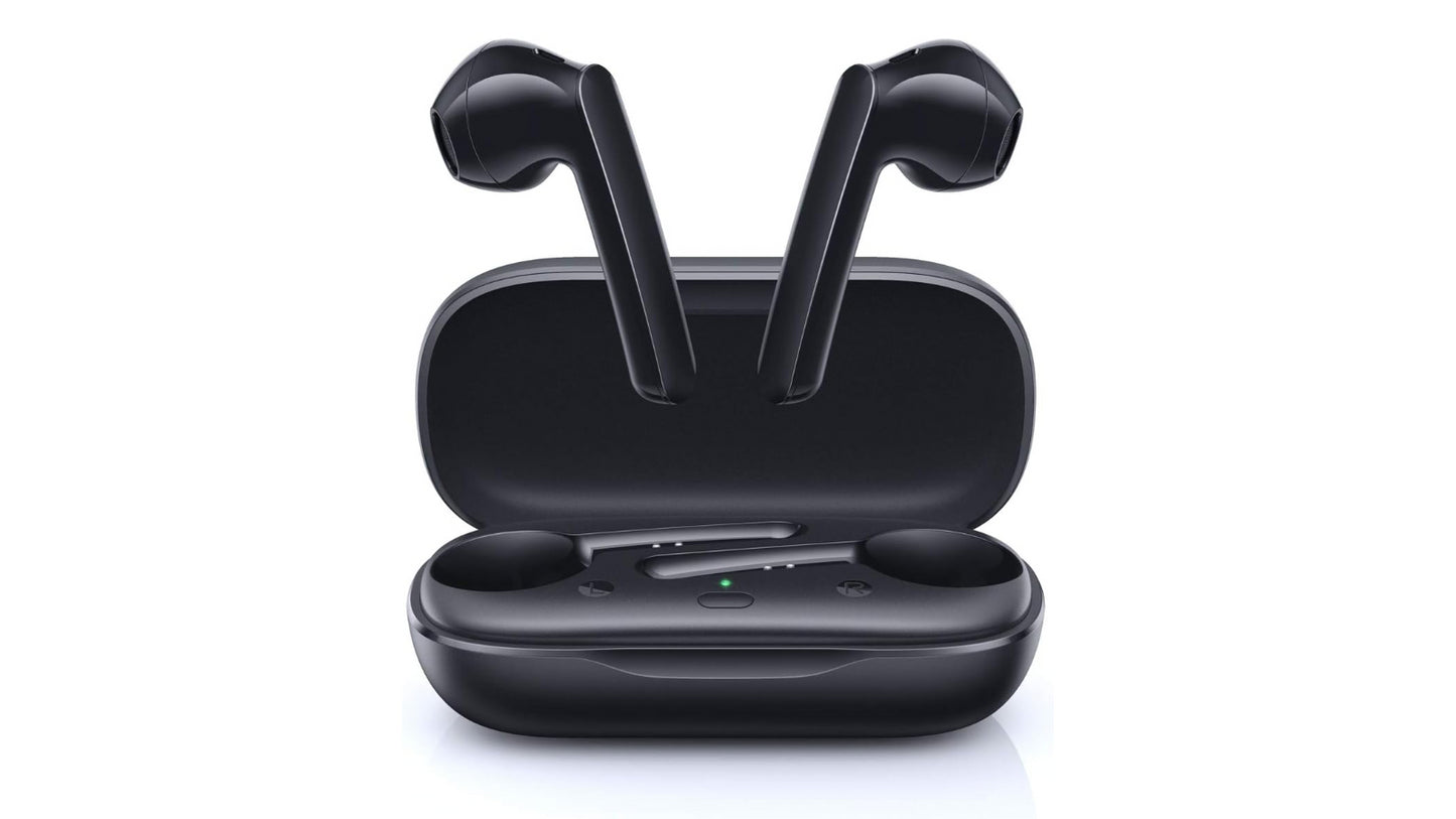 Racktodoor True Wireless Earbuds with Built-in Mic: 24 Hrs Playtime, 49ft Long Range Black