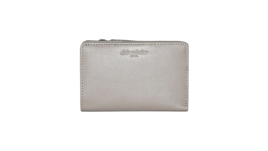 Club Rochelier Ladies Full Leather Bifold Wallet Taupe