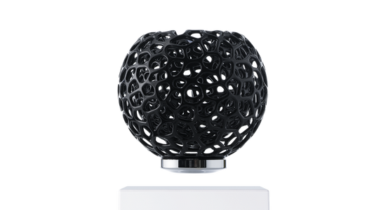 LevitatingX  Decor: Gravity-Defying Decor White - Wireless - Black - Skeletal Coral