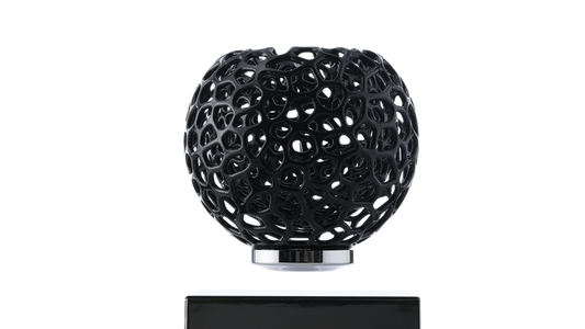 LevitatingX  Decor: Gravity-Defying Decor Black - Wireless - Black - Skeletal Coral