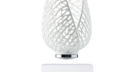 LevitatingX  Decor: Gravity-Defying Decor White - Wireless - White - Skeletal Leaf