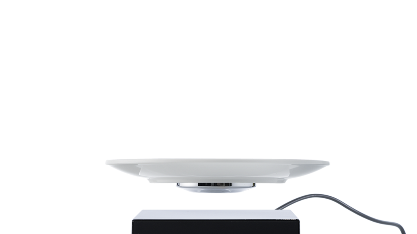 LevitatingX Plate: Magnetic Levitation Black - Wired - Small