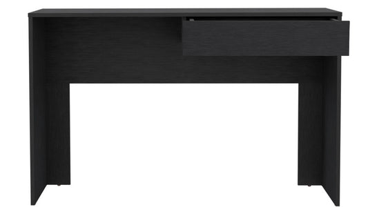 Depot EShop Acanto 1 Drawer Writing Computer Desk, Black Black