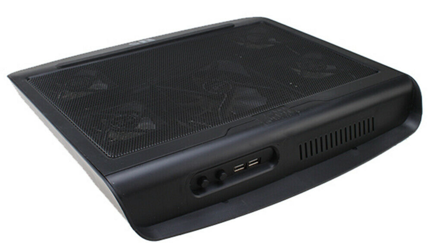 AGPTEK USB Powered and Laptop Cooling Cooler Pad with 4 Built-in Fans Black