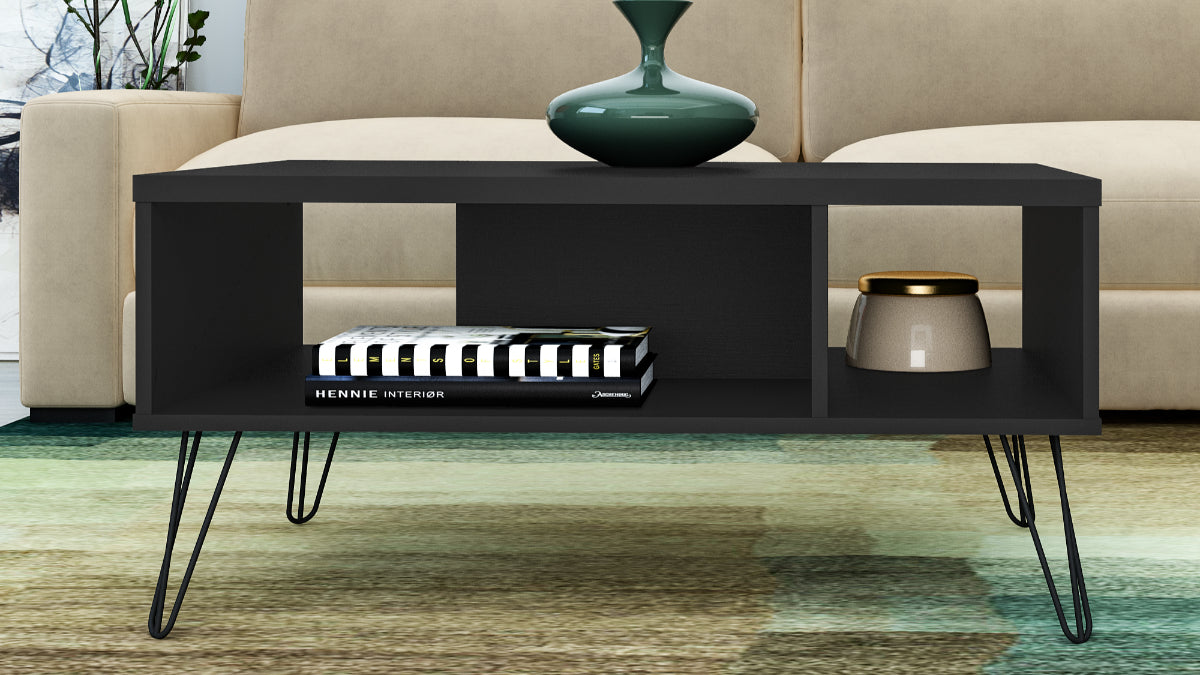 Bertolini Oregon Coffee Table: Modern Style Storage Oregon Coffee Table