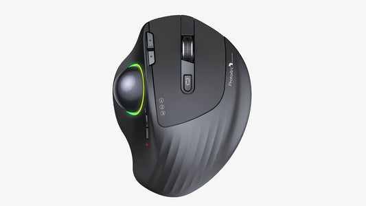 ProtoArc EM01 Advanced Wireless RGB Trackball Mouse Black