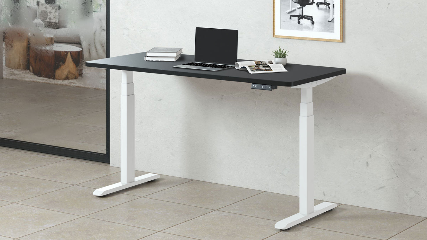 AOKE Wistopht SmartDesk Advanced: Anti-collision & USB Ports White - Autonomous x Witstoph - Advanced frame w USB port - 55" x 28" Classic - Black