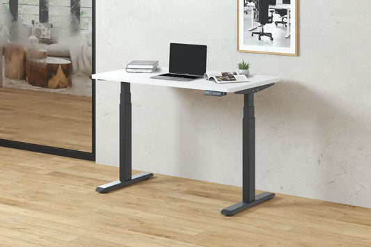 AOKE Wistopht SmartDesk Advanced: Anti-collision & USB Ports Black - Autonomous x Witstoph - Advanced frame w USB port - 47" x 28" Compact - White