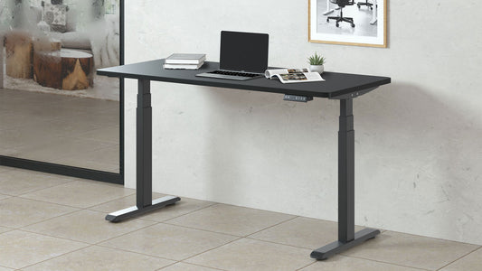 AOKE Wistopht SmartDesk Advanced: Anti-collision & USB Ports Black - Autonomous x Witstoph - Advanced frame w USB port - 55" x 28" Classic - Black