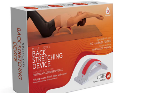 PURSONIC Multi Level Back Stretching Device White